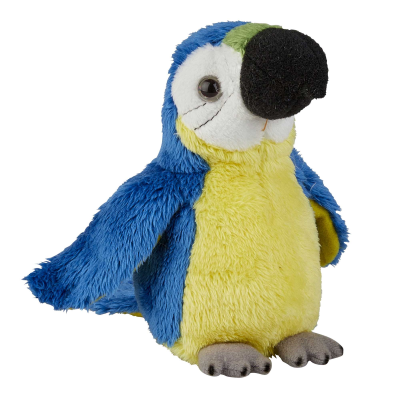 Picture of BLUE & GOLD MACAW SOFT TOY.
