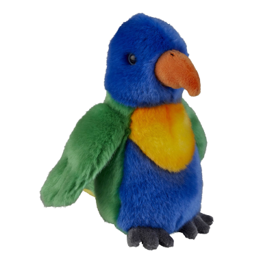 Picture of RAINBOW LORIKEET SOFT TOY.