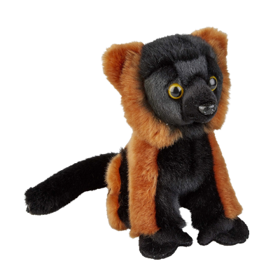 Picture of RED RUFFED LEMUR SOFT TOY.