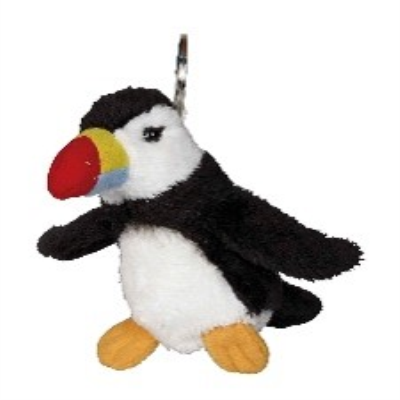 Picture of PUFFIN KEYRING.