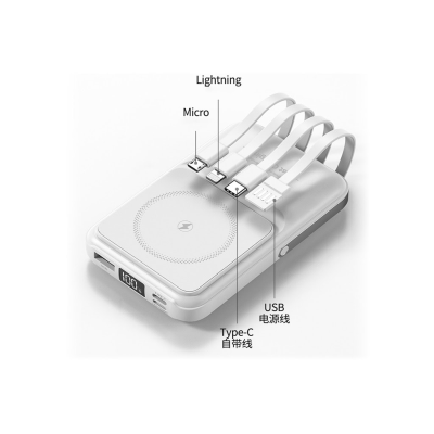 Picture of 10,000 MAH MAGSAFE POWER BANK with 15W Cordless Charger & Folding Stand.