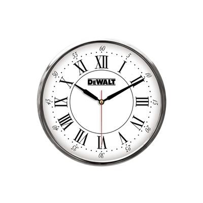 Picture of METAL AND GLASS WALL CLOCK