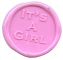Picture of WAX LETTER SEAL in Pink