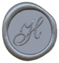 WAX LETTER SEAL in Silver.