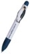 Picture of PENGUIN CLIP BALL PEN in White with Blue Trim