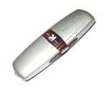 Picture of SILVER USB FLASH DRIVE MEMORY STICK.