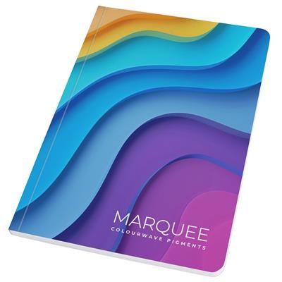 Picture of RAMPTON ECOLOUR UK MADE A5 FLEXI NOTE FULL COLOUR BOOK with Recycled Card Cover