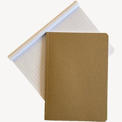 Picture of KRAFT-E RECYCLED FLEXI A5 NOTE BOOK.