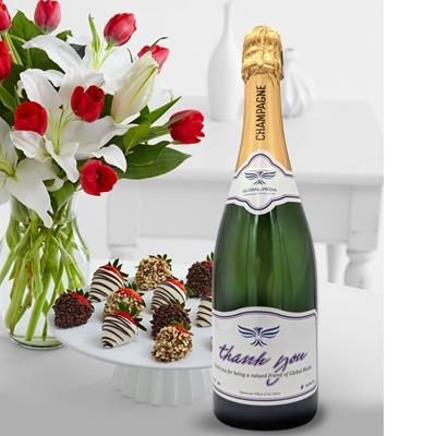 Picture of CUSTOMISED CHAMPAGNE GIFT 750ML