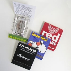 Picture of FULL COLOUR BOOK MATCH STYLE CONDOM HOLDER