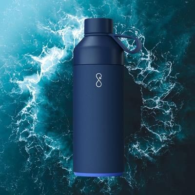 Picture of BIG OCEAN BOTTLE 1 LITRE in Ocean Blue.