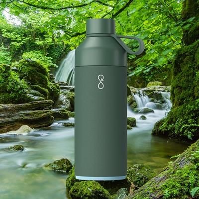 Picture of BIG OCEAN BOTTLE 1 LITRE in Forest Green.