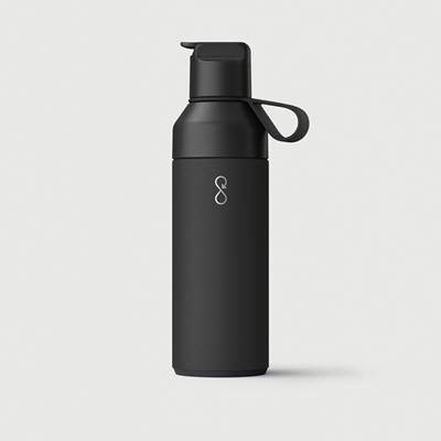 Picture of 500ML OCEAN BOTTLE GO in Obsidian Black.