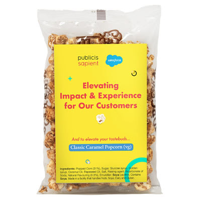 Picture of LARGE POPCORN BAG AND STICKER