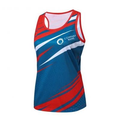 Picture of LADIES 100% POLYESTER SUBLIMATED SINGLET.