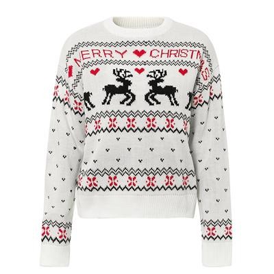 Picture of UNISEX ACRYLIC 3 COLOURS JACQUARD CHRISTMAS JUMPER.