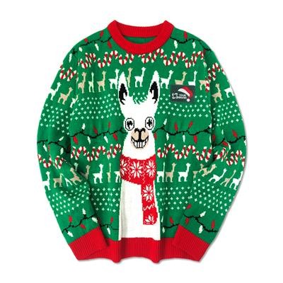 Picture of UNISEX ACRYLIC JACQUARD CHRISTMAS JUMPER with Donkey.