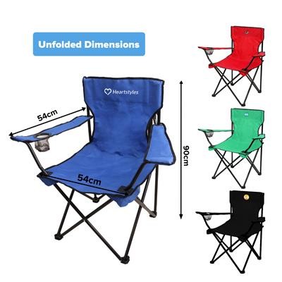 Picture of LARGE FOLDING PORTABLE CAMPING CHAIR.