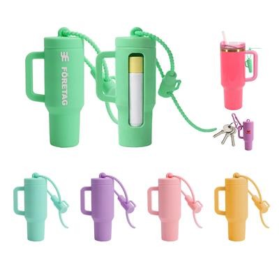 Picture of LIP BALM HOLDER KEYRING CHAIN