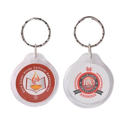 Picture of ROUND ACRYLIC KEYRING