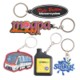Picture of CUSTOM SHAPE PVC KEYRING