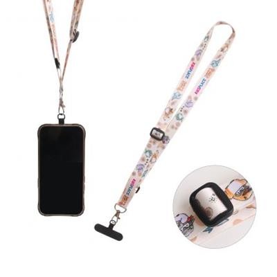 Picture of ADJUSTABLE SUBLIMATION PHONE LANYARD.
