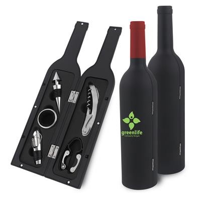 Picture of BOTTLE SHAPE WINE TOOLS SET