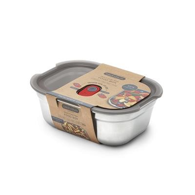 Picture of MICROWAVE SAFE STEEL FOOD BOX SMALL 600ML.