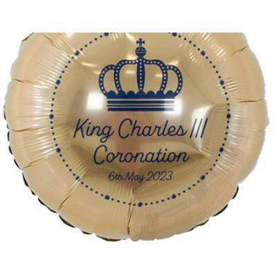 Picture of 18 INCH KING CHARLES III CORONATION FOIL BALLOON