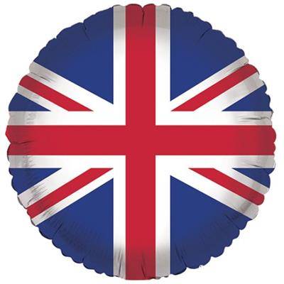 Picture of 18 INCH UNION JACK FLAG ROUND FOIL BALLOON