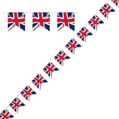 Picture of UNION JACK PLASTIC PENNANT BANNER