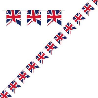 Picture of UNION JACK PLASTIC PENNANT BANNER