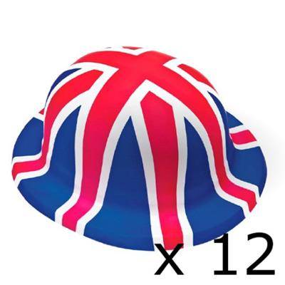 Picture of UNION JACK PLASTIC BOWLER HAT 12