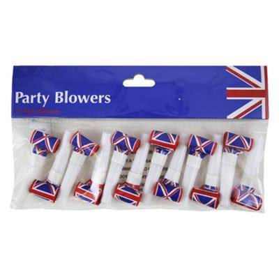 Picture of UNION JACK PARTY BLOWERS 12