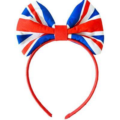 Picture of UNION JACK FLAG BOW HEAD BAND
