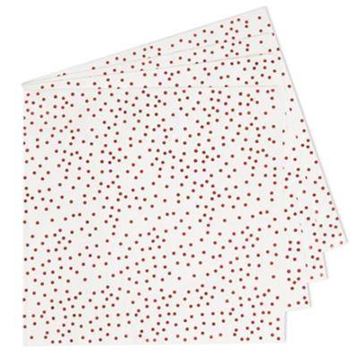 Picture of RED & WHITE DOTS PAPER NAPKIN 16