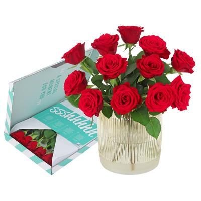 Picture of BLOOMPOST BLOOMPOST RED ROSES LETTERBOX GIFT SET