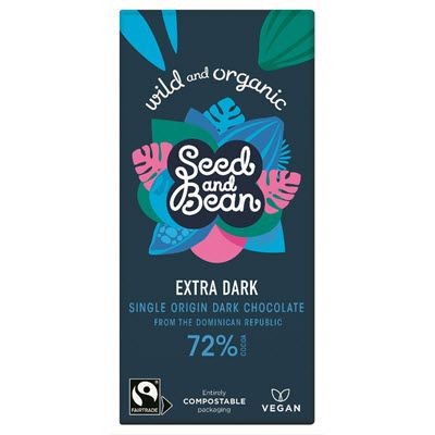 Picture of SEEDS AND BEAN CHOCOLATE BAR 75G