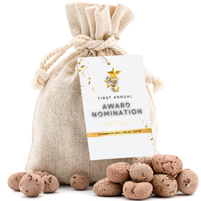 Picture of WILDFLOWER SEEDS BOMBS in Hessian Drawstring Bag