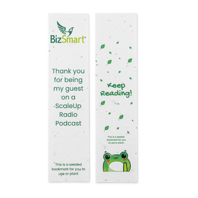 Picture of PRINTED SEEDS PAPER BOOKMARK