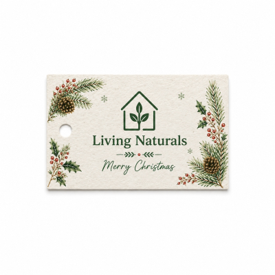 SEED PAPER CHRISTMAS GIFT TAG