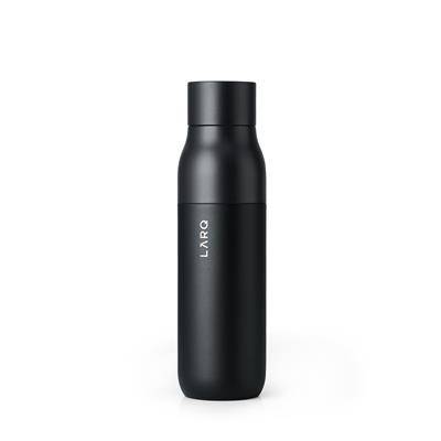 Picture of LARQ THERMAL INSULATED BOTTLE TWIST TOP in Obsidian Black.