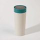 Picture of CIRCULAR CUP 16OZ in Chalk & Aquamarine