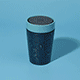 Picture of CIRCULAR REUSABLE CUP MADE FROM RECYCLED FABRIC 8OZ in Dusk Pink