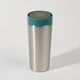 Picture of CIRCULAR STAINLESS STEEL METAL 16OZ CUP in Aquamarine