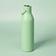 Picture of CIRCULAR 1000L RECYCLED STAINLESS STEEL METAL WATER BOTTLE SUN RISE ORANGE