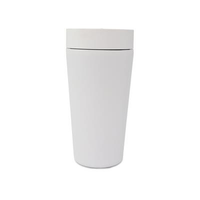 Picture of CIRCULAR RECYCLED STAINLESS STEEL METAL 12OZ REUSABLE CUP CLOUD WHITE