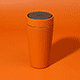 Picture of CIRCULAR RECYCLED STAINLESS STEEL METAL 12OZ REUSABLE CUP MIDNIGHT BLUE