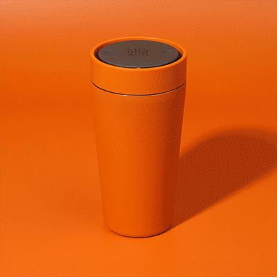 Picture of ROUND RECYCLED STAINLESS STEEL METAL 12OZ REUSABLE CUP UNCOATED FINISH