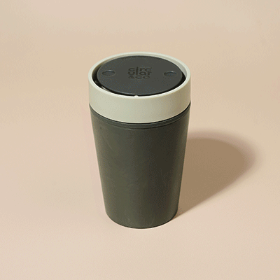 Picture of ROUND RESUABLE CUP MADE FROM MARINE TRACEABLE PLASTIC 8OZ ECRU